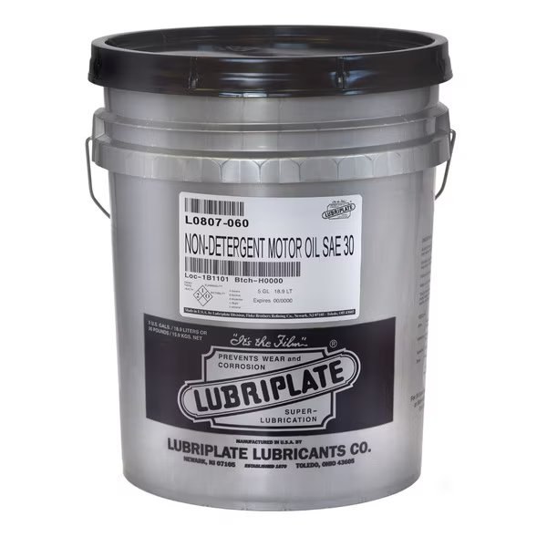 5 gal Motor Oil Pail Amber, Lubriplate, Mfr#: L0807-060